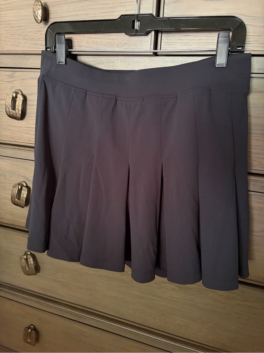 DKNY Sporty Pique Pleated Skort L EUC